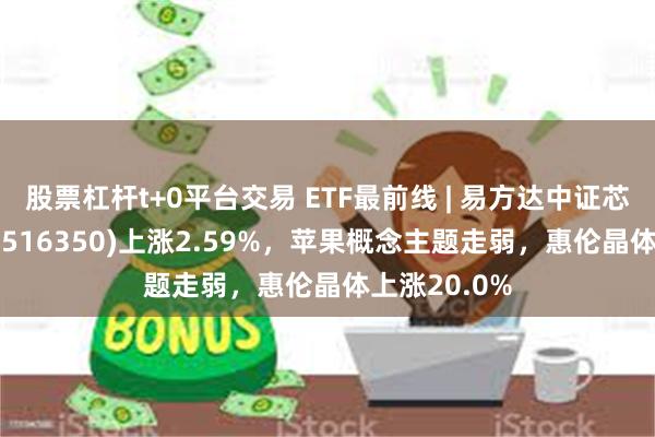 股票杠杆t+0平台交易 ETF最前线 | 易方达中证芯片产业ETF(516350)上涨2.59%，苹果概念主题走弱，惠伦晶体上涨20.0%