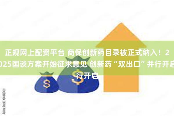 正规网上配资平台 商保创新药目录被正式纳入！2025国谈方案开始征求意见 创新药“双出口”并行开启