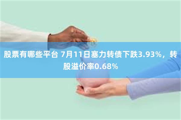 股票有哪些平台 7月11日塞力转债下跌3.93%，转股溢价率0.68%